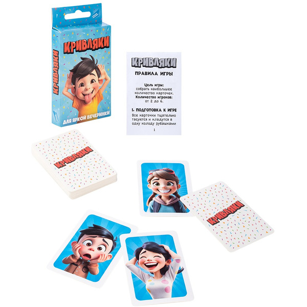 Настольная игра Dream Makers Кривляки. Cards 2423C
