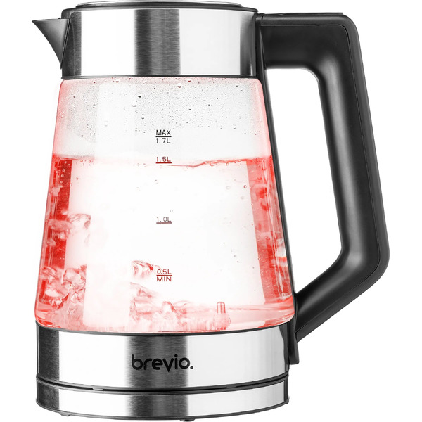 Электрочайник Brevio Glass Kettle BV8060 (черный)