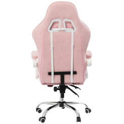 Вибромассажное кресло Calviano ASTI ULTIMATO (pink fabric)