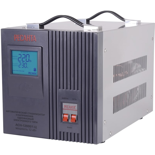 Стабилизатор напряжения Ресанта АСН-12000/1-Ц (63/6/10)