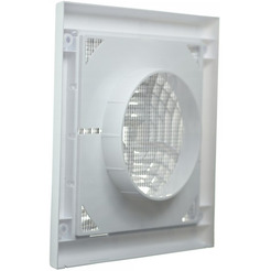 Решетка с сеткой от насекомых Awenta TX7 19x19/d125 (белый)