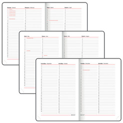 Ежедневник BRAUBERG недатированный Towny 123785 (черный)