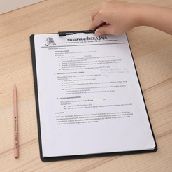 Планшет с верхним прижимом DELI F75422