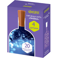 Светодиодная гирлянда Фаza DC-G04-20WS4 (4 шт)