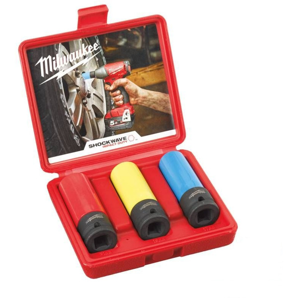 Набор головок MILWAUKEE ½" 3 шт (4932451568)