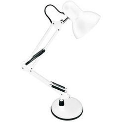 Светильник настольный GENERAL GTL-035 белый на основании + струбцина