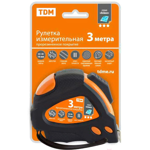 Рулетка TDM Алмаз SQ1018-0109