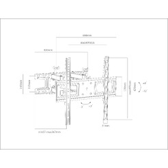 Кронштейн Metaldesign MD3354 черный