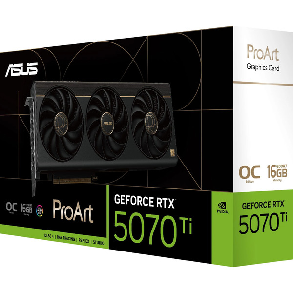 Видеокарта ASUS ProArt GeForce RTX 5070 Ti OC Edition 16GB GDDR7 PROART-RTX5070TI-O16G