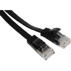 Патч-корд BURO BU-C6-FLAT-0.5M-B