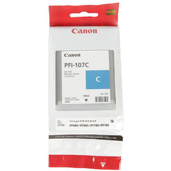Чернильница CANON PFI 107C для принтера IPF 670/770/780/785 голубая (130 мл)