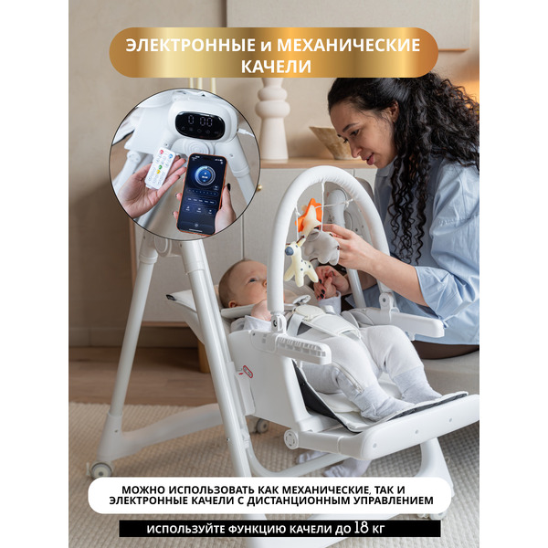 Стульчик для кормления 4в1 VipBaby POLLY MILK