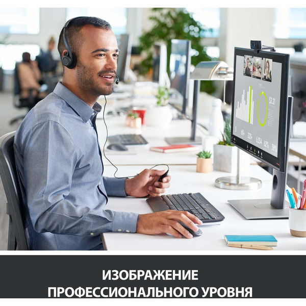 Веб-камера Logitech C920S Pro (L960-001252)