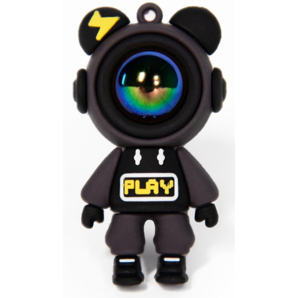 Ароматизатор автомобильный на дефлектор 5 ЭЛЕМЕНТ Космонавт "Дай 5 Добру" (черный)