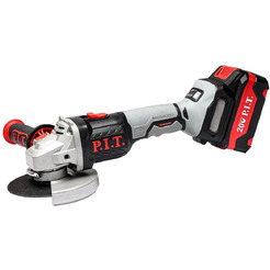 Угловая шлифмашина P.I.T. PWS20H-125D/1 (с 1-им АКБ, кейс)