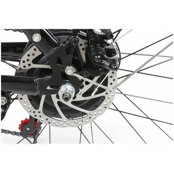 Электровелосипед SameBike SB-GT500 (чёрно-серебристый)