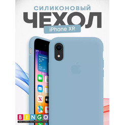 Бампер Bingo Silicone Case для APPLE iPhone XR Голубой
