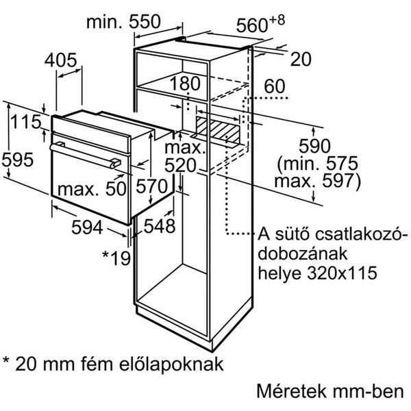 Духовой шкаф Bosch HBF114BS1
