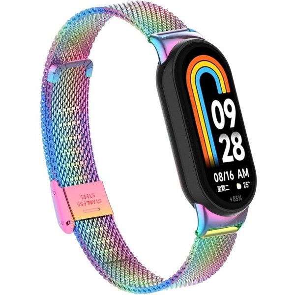 Ремешок Bingo Stainless Grid для XIAOMI Mi Band 8 (хамелеон)