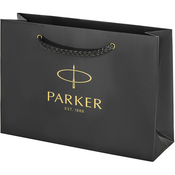 Ручка PARKER Jotter Core Stainless Steel GT (ежедневник А5 коричневый, пакет) 880890