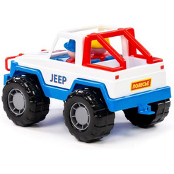 Автомобиль Полесье джип Сафари 90331 (белый/синий)