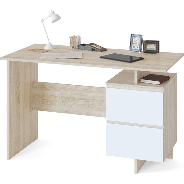 Стол Сокол СПм-19 (дуб сонома/белый)