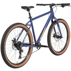 Велосипед STARK Tank 27.1 D+ 2025 16, темно-синий матовый/теплый желтый