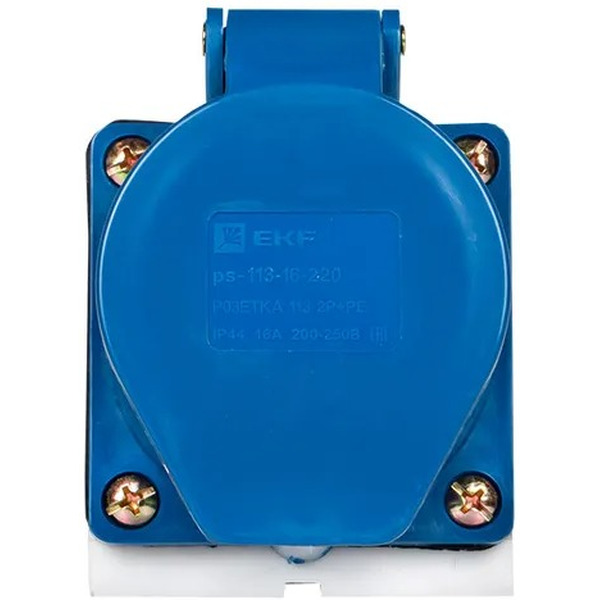 Розетка стационарная наружная EKF 113 2Р+РЕ 16А 220В IP44 PROxima