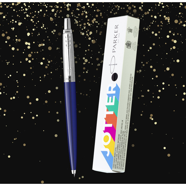 Ручка PARKER Jotter Plastic CT (корпус синий, ежедневник А5 синий, пакет) 880896