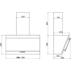 Кухонная вытяжка Elikor Титан 50П-430-К3Д (белый)