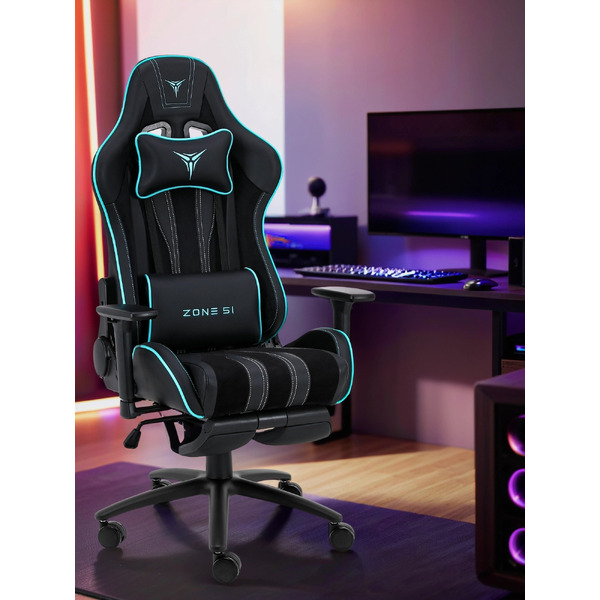 Игровое кресло Zone 51 Gravity Plus Black-Cyan Z51-GRP-BK