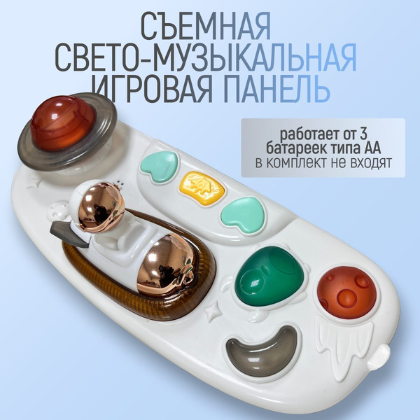 Стульчик для кормления Bubago Frida BG 174-1 (серый)