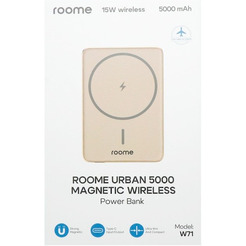 Внешний аккумулятор Roome Urban W71 RMUR5KGD 5000mAh Magnetic Wireless (золотистый)