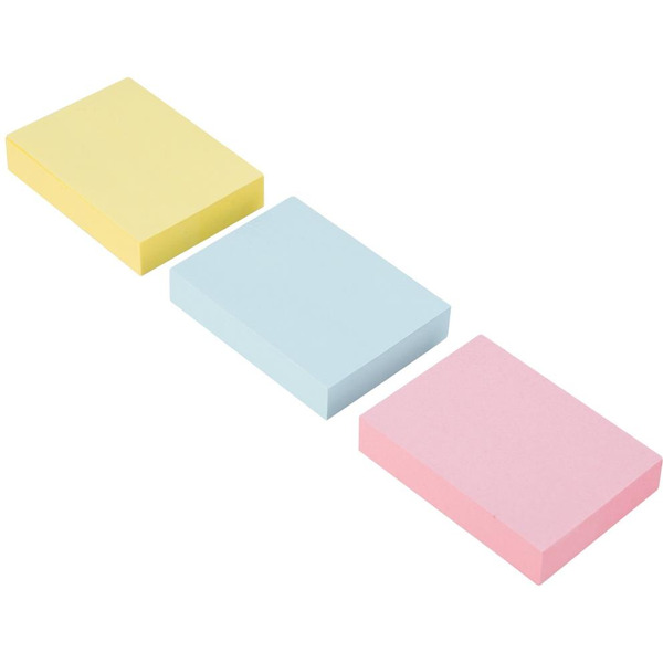 Блок самоклеящийся DELI A01103 (3*100 л.,пастель)