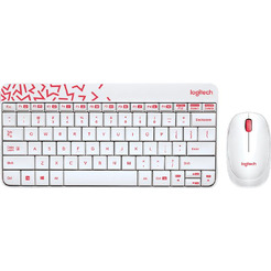 Клавиатура+мышь LOGITECH MK240 (920-008160) белый