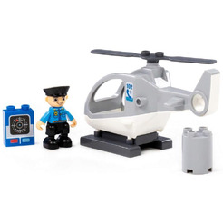 Конструктор Полесье Макси Вертолет полиции 10838