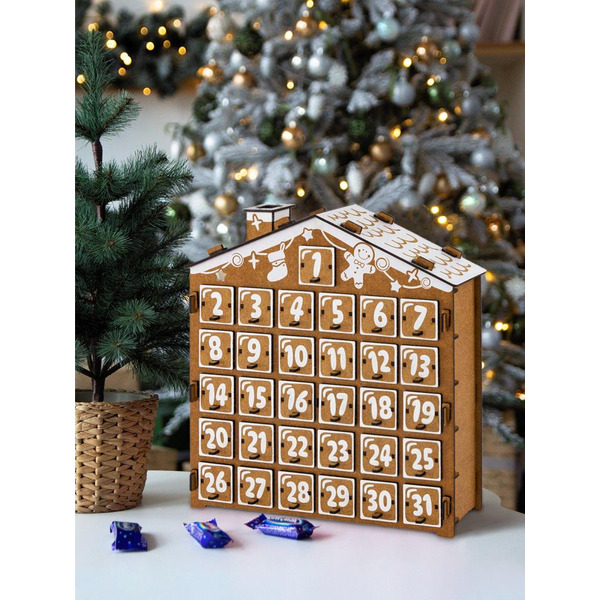 Адвент-календарь Woody Пряничный домик на 31 день 05711