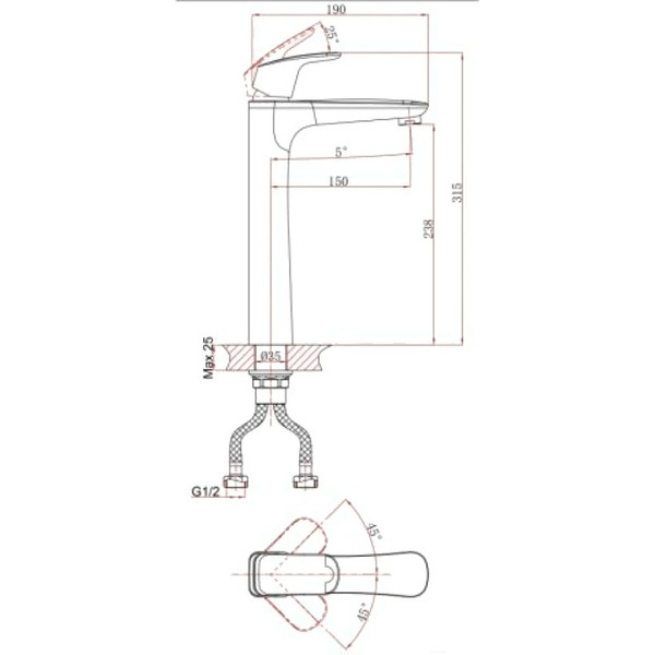 Смеситель A-Five A5-0320
