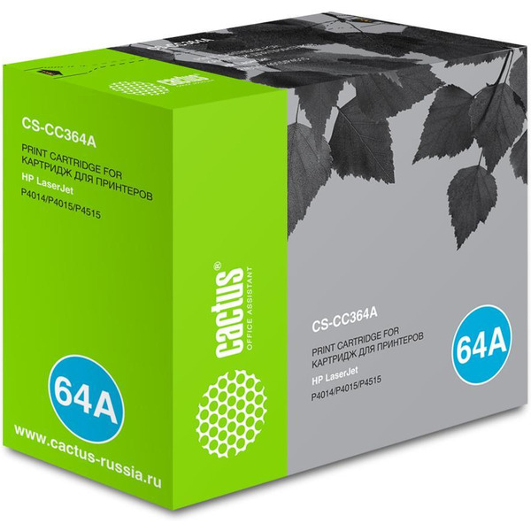 Картридж лазерный Cactus CS-CC364A CC364A (черный)