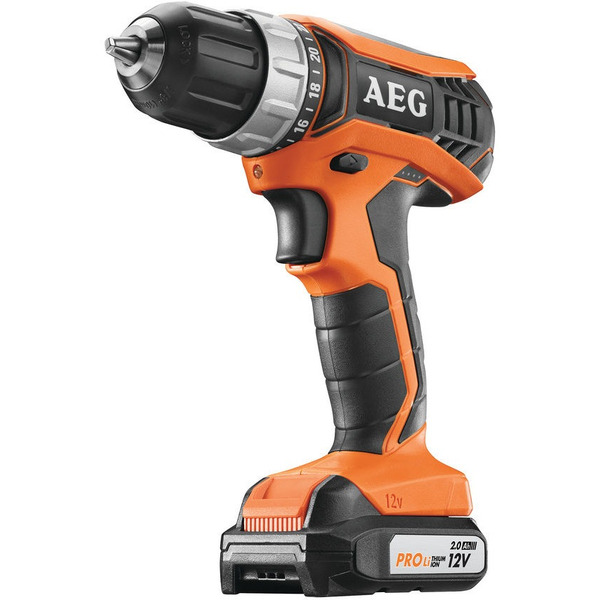 Шуруповерт AEG Powertools BS 12G3 LI-202C с АКБ и ЗУ (44935451091)