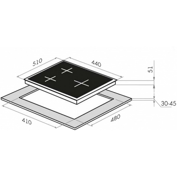 Варочная панель HOMSair HGS433GS