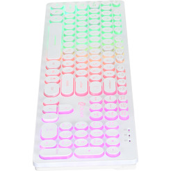 Клавиатура Oklick 420MRL (белый)