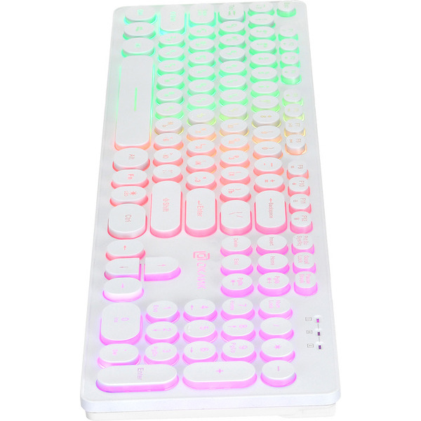 Клавиатура Oklick 420MRL (белый)