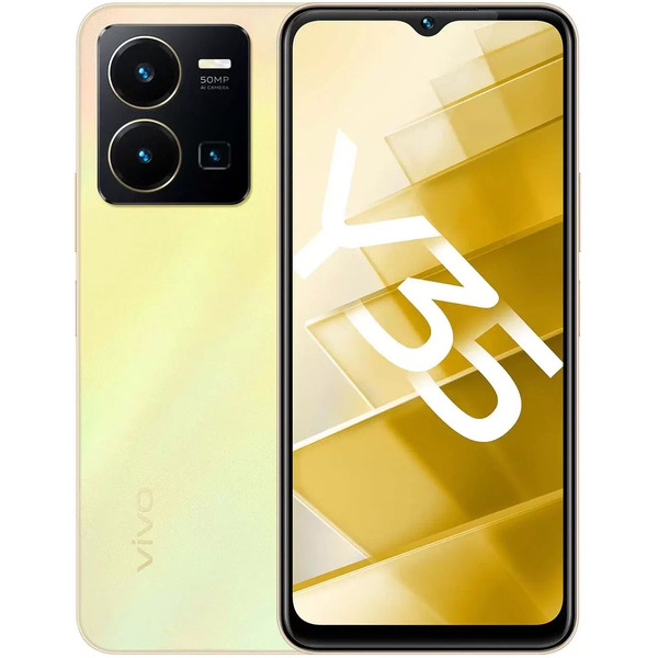 Смартфон vivo Y35 4GB/128GB (рассветное золото)