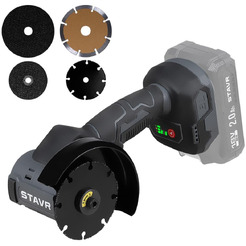 Угловая шлифмашина STAVR SAG 18BL-76V (без АКБ и ЗУ)