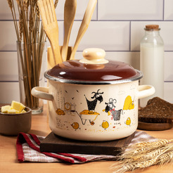 Кастрюля Appetite Подворье 6RD181M