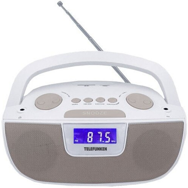 Портативная аудиосистема TELEFUNKEN TF-SRP3469 (белый)