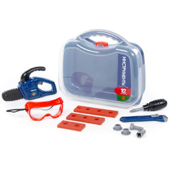 Набор инструментов Полесье №60 (12 элементов) 92827 (синий)