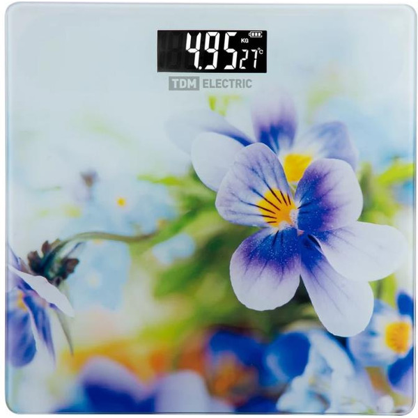 Напольные весы TDM Electric Фиалки SQ4012-0003