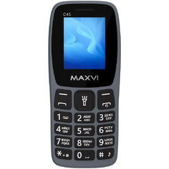 Кнопочный телефон Maxvi C45 (серый)
